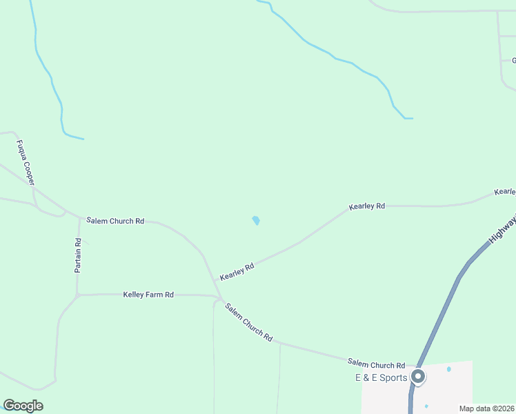 map of restaurants, bars, coffee shops, grocery stores, and more near 10381 Kearley Road in Andalusia