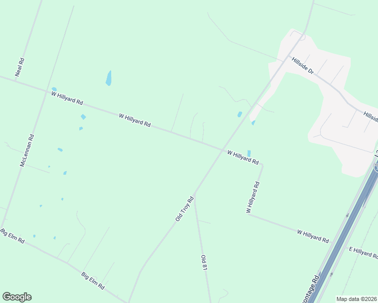 map of restaurants, bars, coffee shops, grocery stores, and more near 919 West Hillyard Road in Moody