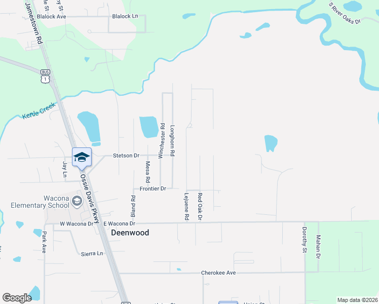 map of restaurants, bars, coffee shops, grocery stores, and more near 2509 Lejuene Road in Waycross