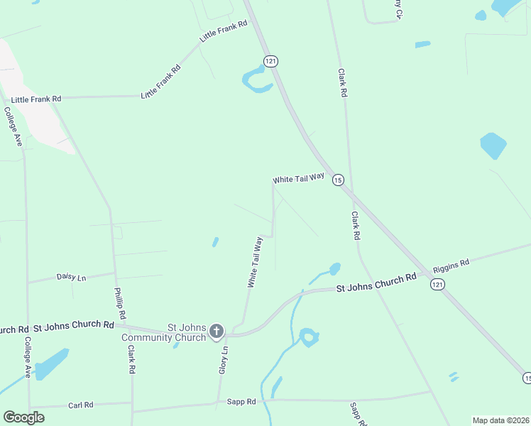 map of restaurants, bars, coffee shops, grocery stores, and more near 4240 White Tail Way in Blackshear
