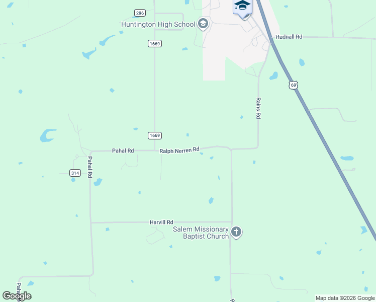 map of restaurants, bars, coffee shops, grocery stores, and more near 286 Ralph Nerren Road in Huntington