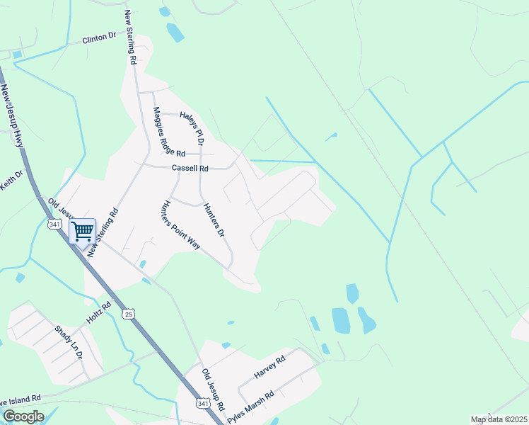 map of restaurants, bars, coffee shops, grocery stores, and more near 180 Deer Circle in Brunswick