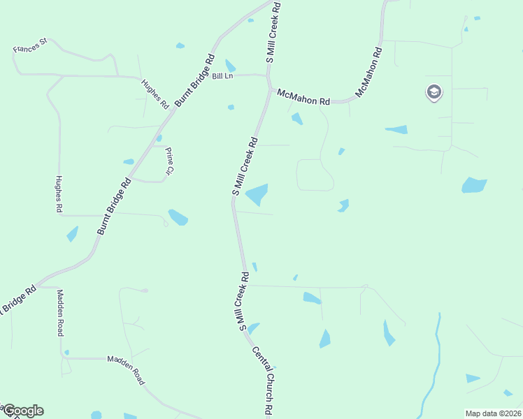 map of restaurants, bars, coffee shops, grocery stores, and more near 518 South Mill Creek Road in Purvis