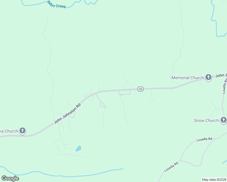 map of restaurants, bars, coffee shops, grocery stores, and more near 20 County Road 35 in McIntosh