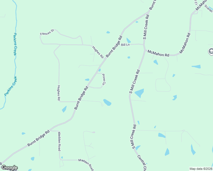 map of restaurants, bars, coffee shops, grocery stores, and more near 1-43 Prine Circle in Hattiesburg