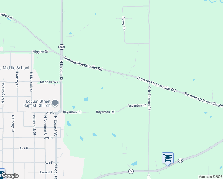 map of restaurants, bars, coffee shops, grocery stores, and more near 2104 Summit Holmesville Road in McComb