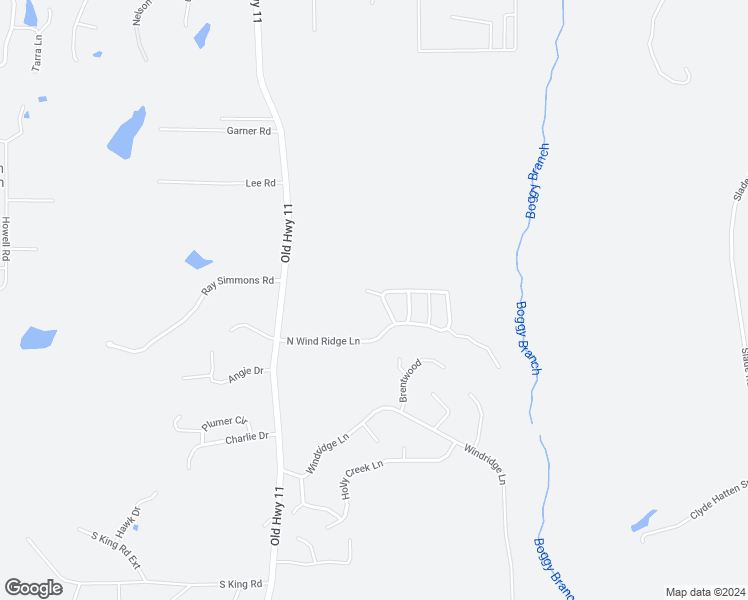 map of restaurants, bars, coffee shops, grocery stores, and more near 150 North Wind Ridge Lane in Purvis