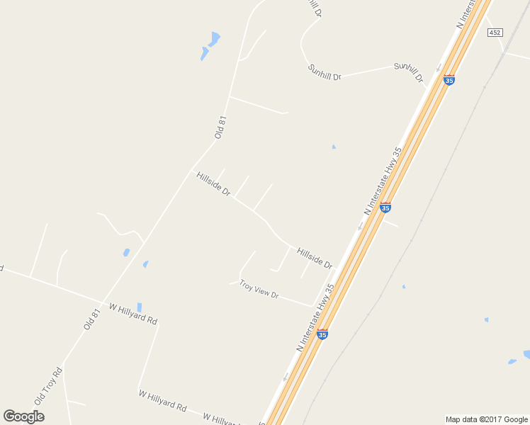 map of restaurants, bars, coffee shops, grocery stores, and more near 142 Hillside Drive in Troy