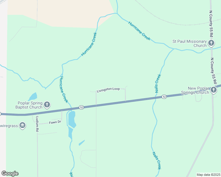 map of restaurants, bars, coffee shops, grocery stores, and more near Livingston Loop in Houston County