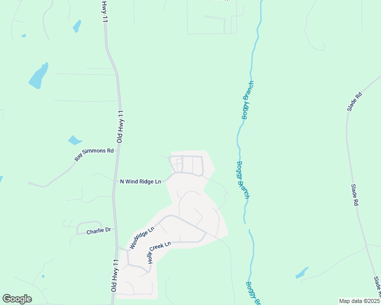 map of restaurants, bars, coffee shops, grocery stores, and more near 154 North Wind Ridge Lane in Purvis