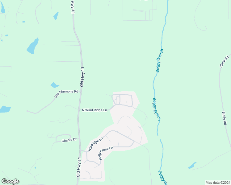 map of restaurants, bars, coffee shops, grocery stores, and more near 150 North Wind Ridge Lane in Purvis