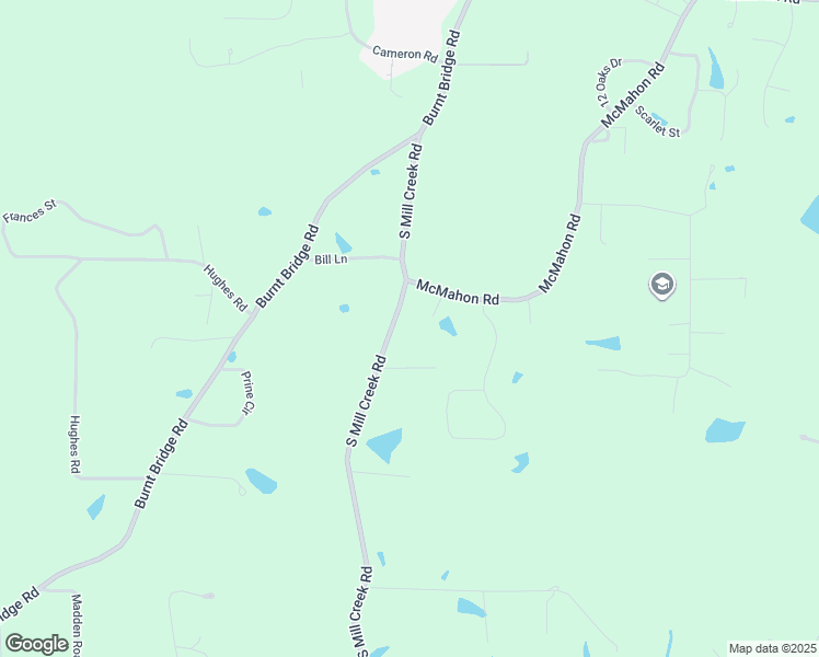 map of restaurants, bars, coffee shops, grocery stores, and more near 592 South Mill Creek Road in Purvis