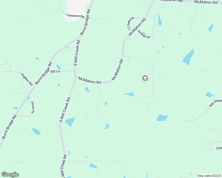 map of restaurants, bars, coffee shops, grocery stores, and more near 59 McMahon Road in Purvis