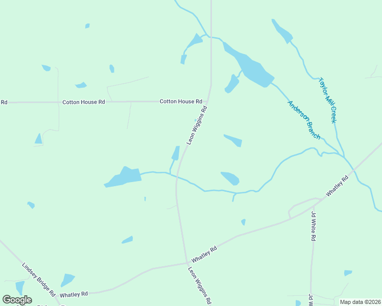 map of restaurants, bars, coffee shops, grocery stores, and more near Leon Wiggins Road in Andalusia