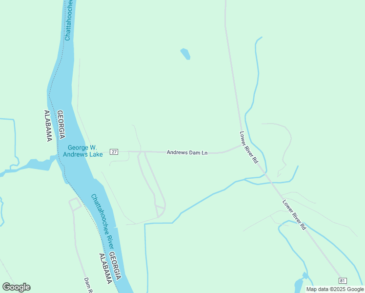 map of restaurants, bars, coffee shops, grocery stores, and more near 320 Andrews Dam Lane in Blakely