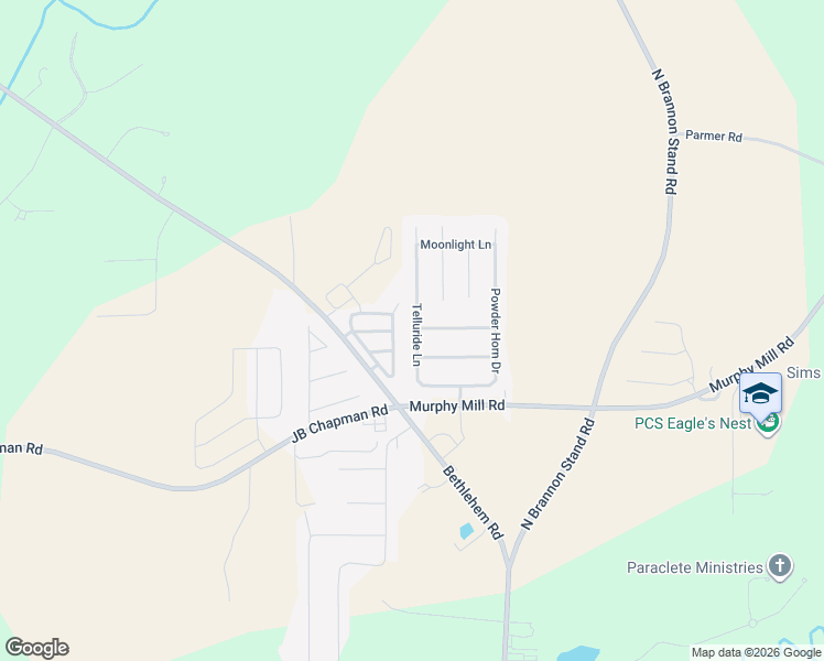 map of restaurants, bars, coffee shops, grocery stores, and more near 207 Telluride Lane in Midland City