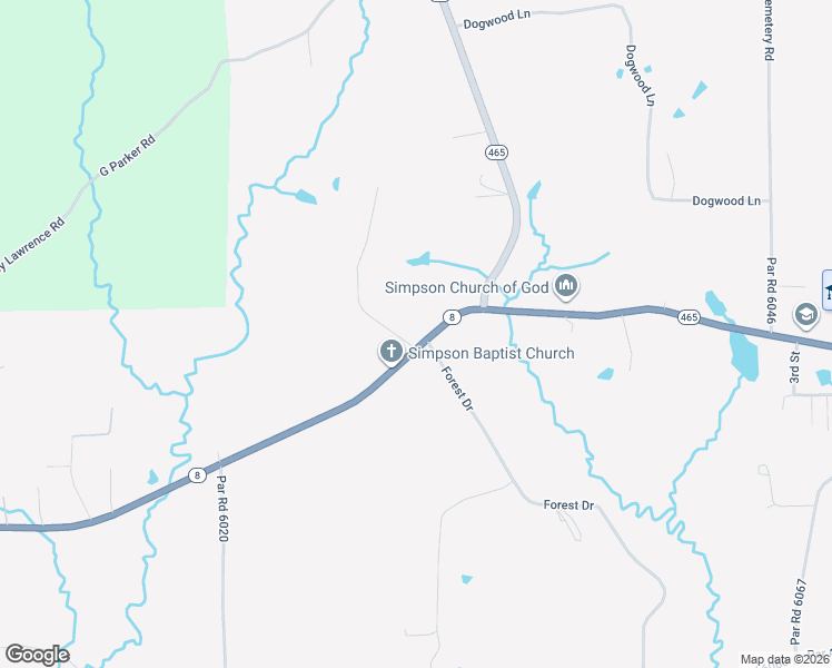 map of restaurants, bars, coffee shops, grocery stores, and more near 339 Par Road 6052 in Leesville