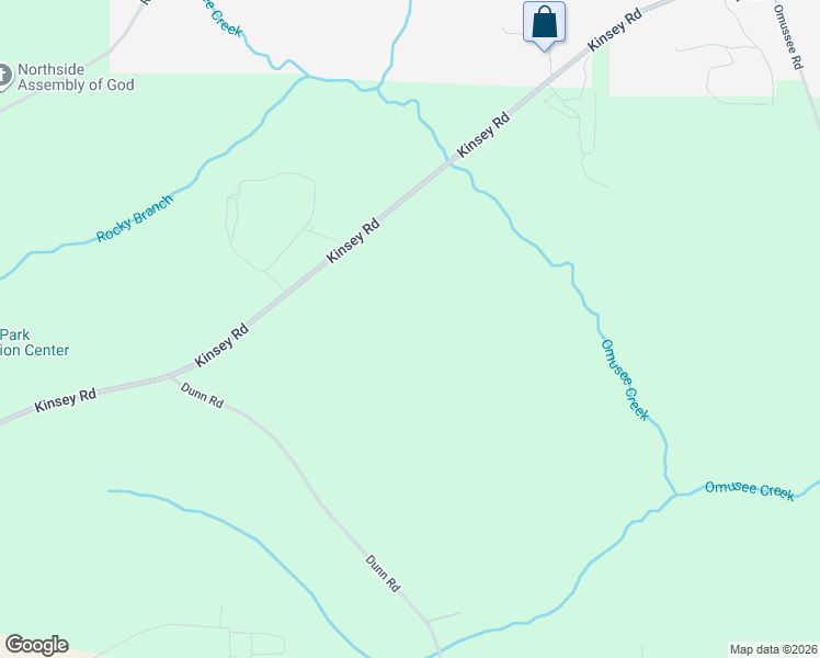 map of restaurants, bars, coffee shops, grocery stores, and more near 4020 Kinsey Road in Dothan