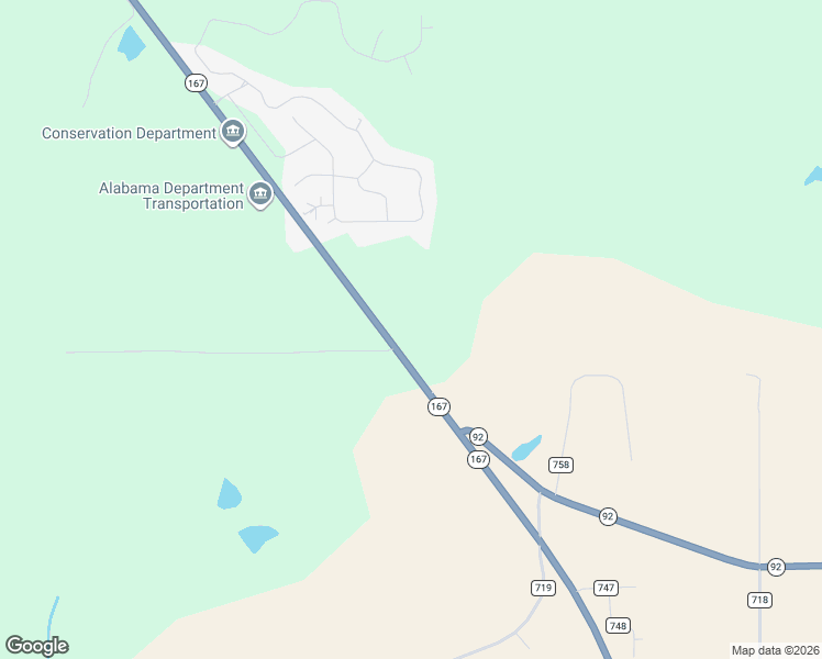 map of restaurants, bars, coffee shops, grocery stores, and more near 2208 Alabama 167 in Enterprise