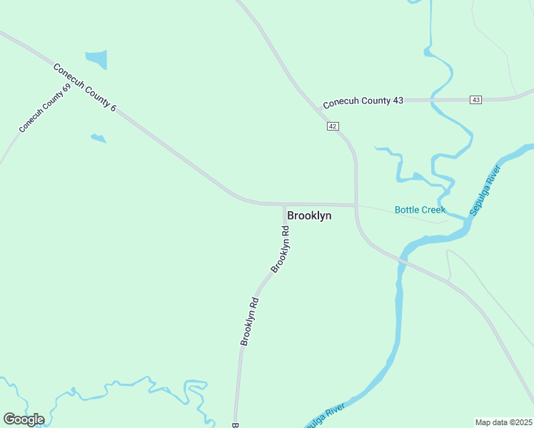 map of restaurants, bars, coffee shops, grocery stores, and more near Conecuh County 6 in Evergreen