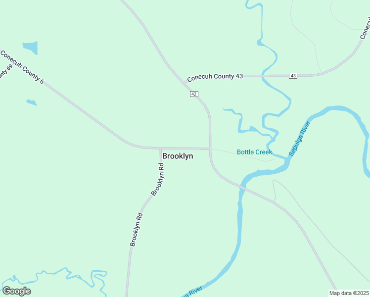 map of restaurants, bars, coffee shops, grocery stores, and more near Conecuh County 6 in Evergreen