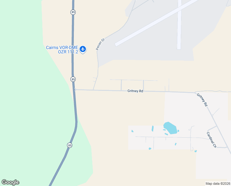 map of restaurants, bars, coffee shops, grocery stores, and more near 177 Gritney Road in Daleville