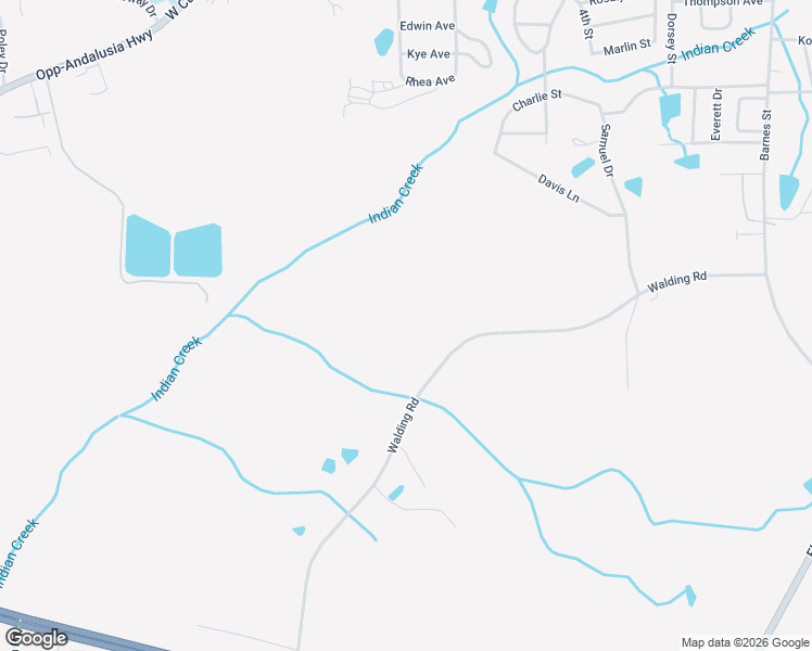 map of restaurants, bars, coffee shops, grocery stores, and more near 405 Walding Road in Opp