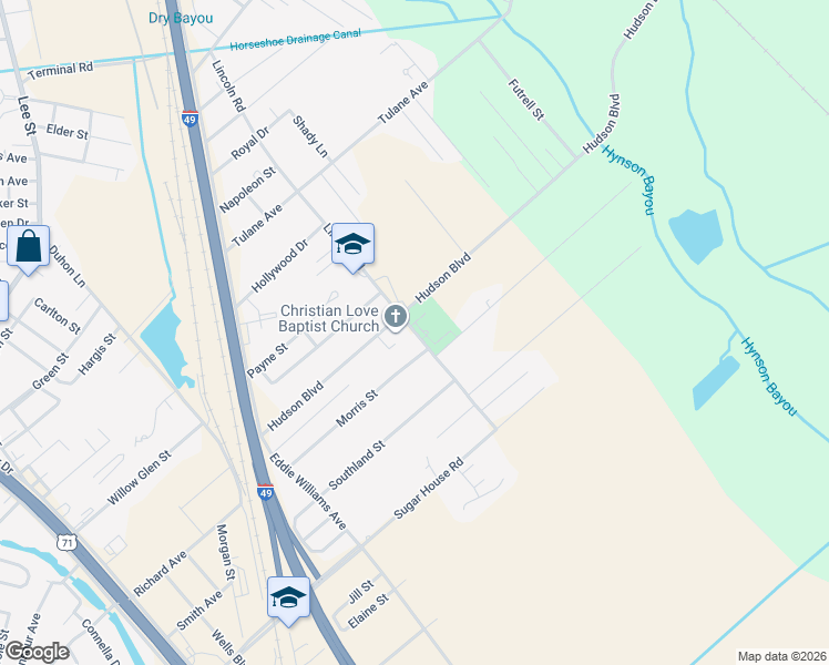 map of restaurants, bars, coffee shops, grocery stores, and more near 4900 Lincoln Road in Alexandria