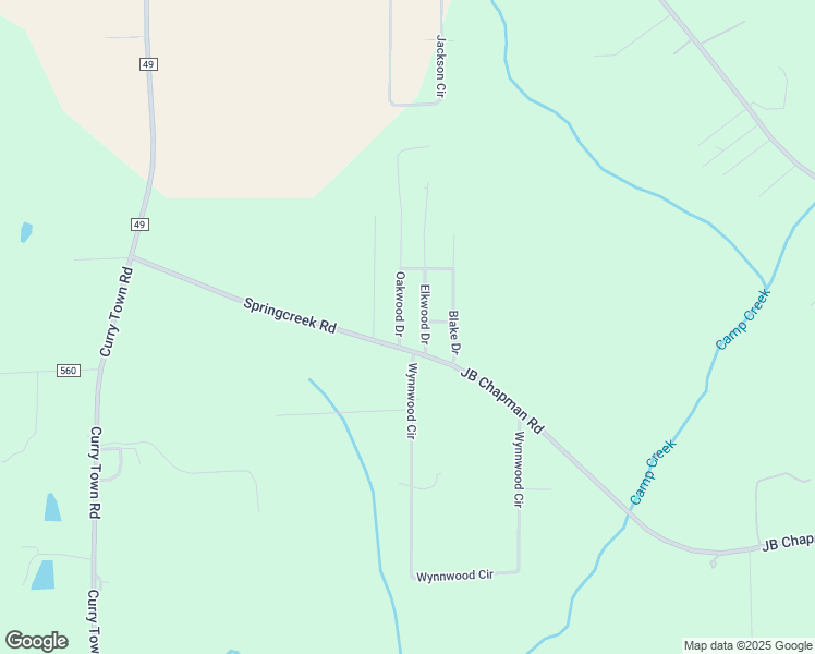 map of restaurants, bars, coffee shops, grocery stores, and more near 52 Oakwood Drive in Midland City