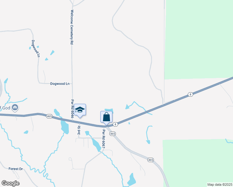 map of restaurants, bars, coffee shops, grocery stores, and more near in Simpson