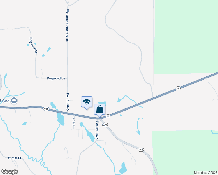 map of restaurants, bars, coffee shops, grocery stores, and more near in Simpson