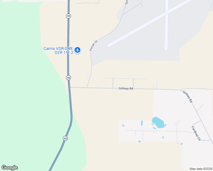 map of restaurants, bars, coffee shops, grocery stores, and more near 177 Gritney Road in Daleville