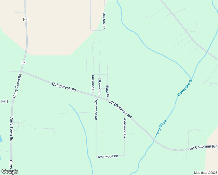 map of restaurants, bars, coffee shops, grocery stores, and more near 112 Blake Drive in Midland City