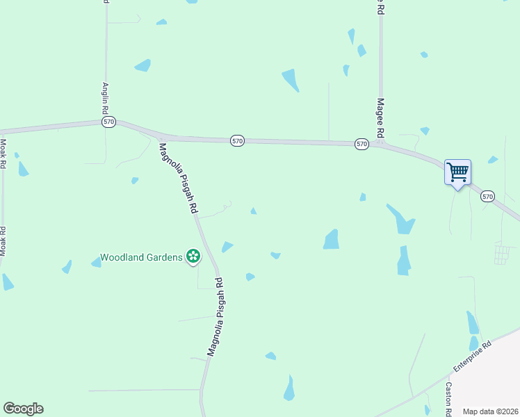 map of restaurants, bars, coffee shops, grocery stores, and more near 2116 Mississippi 570 in Summit