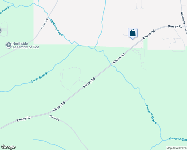 map of restaurants, bars, coffee shops, grocery stores, and more near 4015 Kinsey Road in Dothan
