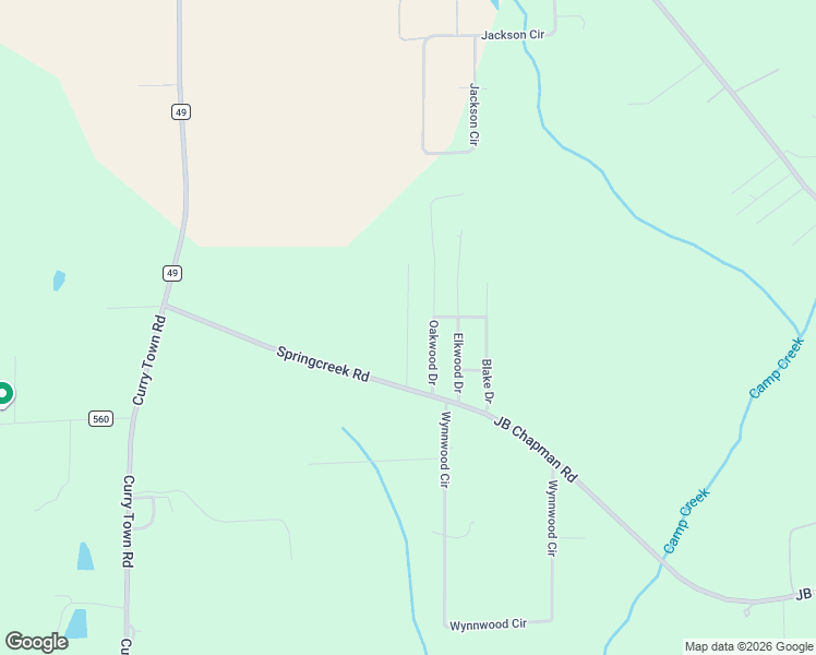 map of restaurants, bars, coffee shops, grocery stores, and more near 123 Dogwood Street in Midland City