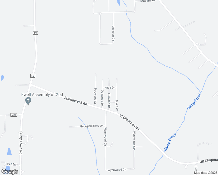 map of restaurants, bars, coffee shops, grocery stores, and more near 152 Elkwood Drive in Midland City