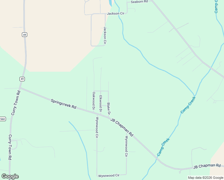 map of restaurants, bars, coffee shops, grocery stores, and more near 182 Blake Drive in Midland City