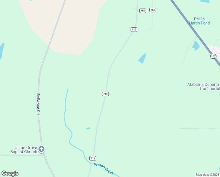 map of restaurants, bars, coffee shops, grocery stores, and more near 1294 County Road 712 in Enterprise