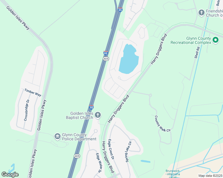 map of restaurants, bars, coffee shops, grocery stores, and more near 29 Gray Wolf Drive in Brunswick