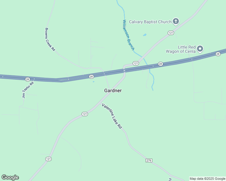 map of restaurants, bars, coffee shops, grocery stores, and more near in Gardner