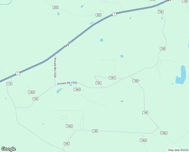 map of restaurants, bars, coffee shops, grocery stores, and more near County Road 146 in Centerville