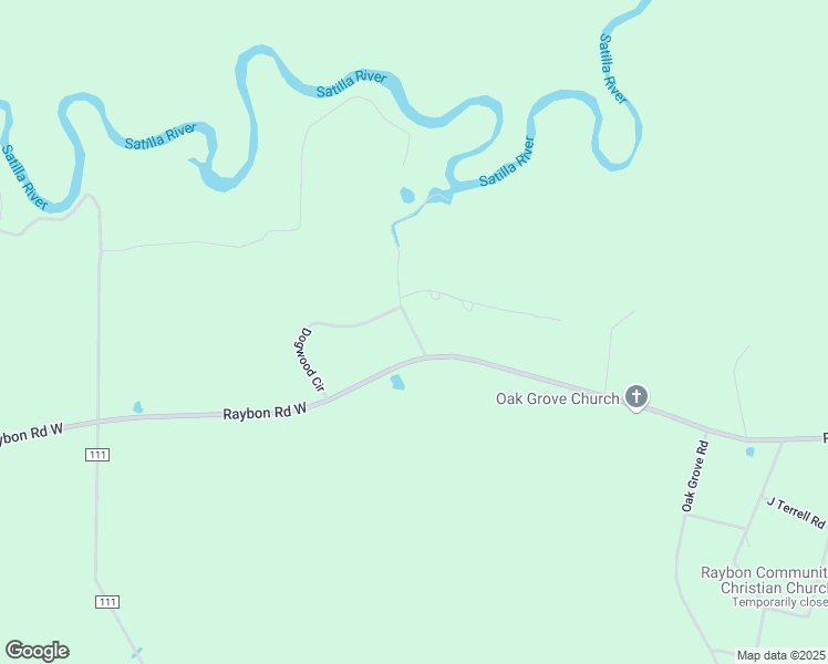 map of restaurants, bars, coffee shops, grocery stores, and more near Herrin Lake Road in Nahunta