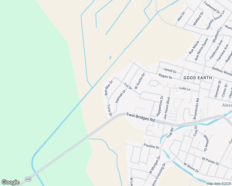 map of restaurants, bars, coffee shops, grocery stores, and more near 5955 Toria Drive in Alexandria