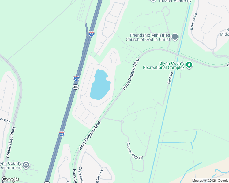 map of restaurants, bars, coffee shops, grocery stores, and more near 651 Walden Shores Lane in Brunswick