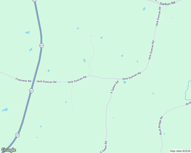 map of restaurants, bars, coffee shops, grocery stores, and more near Jack Duncan Road in Tylertown