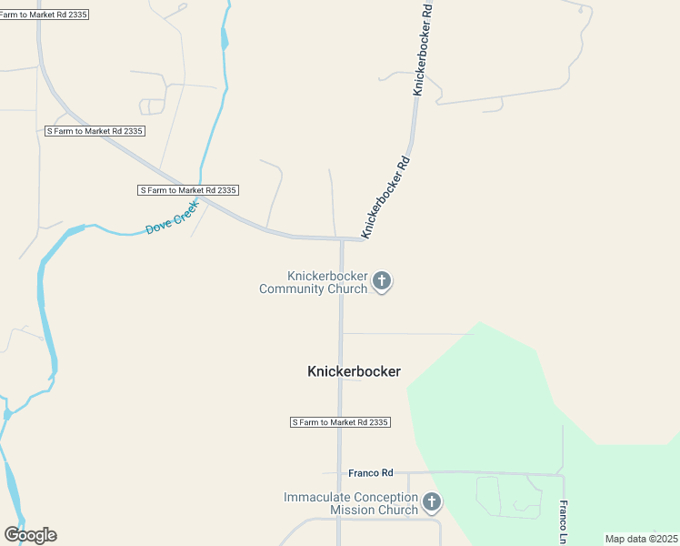 map of restaurants, bars, coffee shops, grocery stores, and more near in Knickerbocker