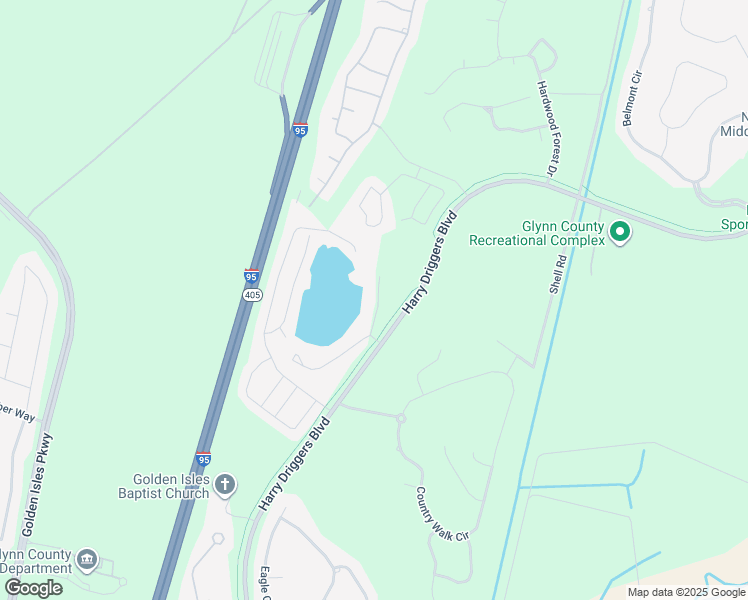 map of restaurants, bars, coffee shops, grocery stores, and more near 651 Walden Shores Lane in Brunswick