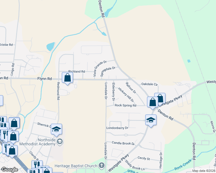 map of restaurants, bars, coffee shops, grocery stores, and more near 2912 Lonsdale Dr in Dothan