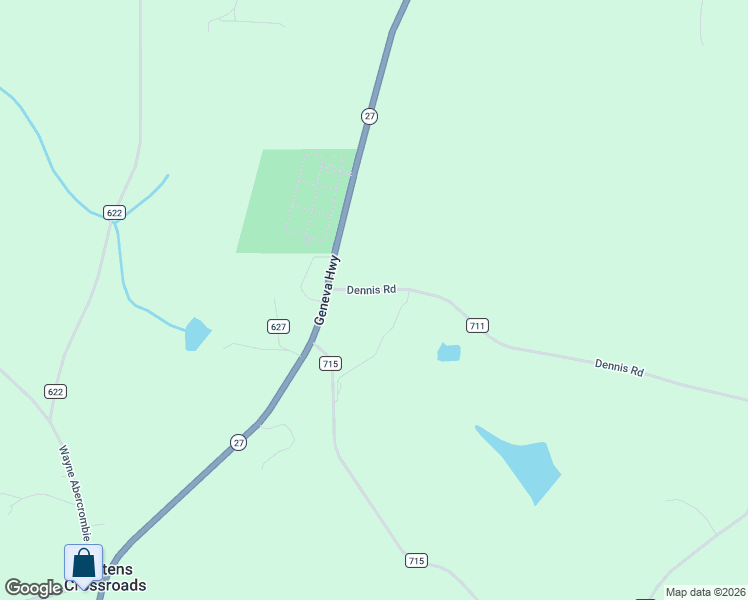 map of restaurants, bars, coffee shops, grocery stores, and more near 120 County Road 711 in Enterprise